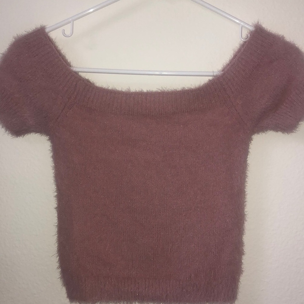 Kendall and Kylie Off the Shoulder Crop Top
